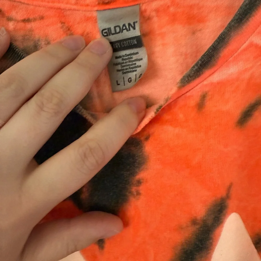 Halloween Pumpkin Tie-Dye Shirt - Picture 3 of 3